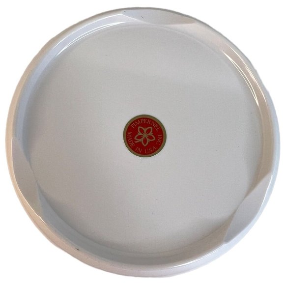 3 Spode Christmas Tree Trivets Pimpernel Melamine Round Hot Pad Plastic 6 1/2” - Picture 8 of 9